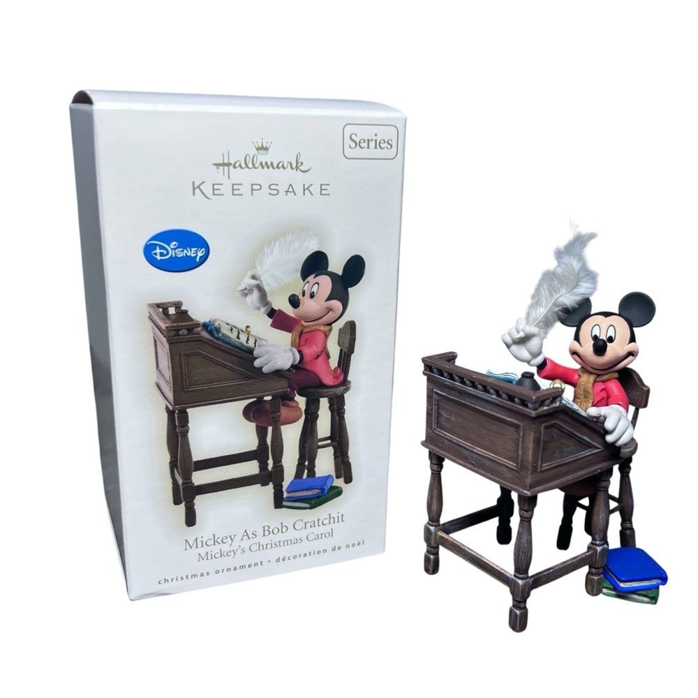 Hallmark NEW 2009 Bob Cratchit as Micky’s Christmas Carol Ornament 1st series